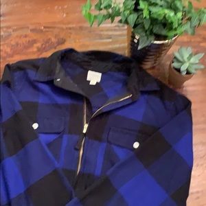 JCrew Factory Buffalo Plaid Popover